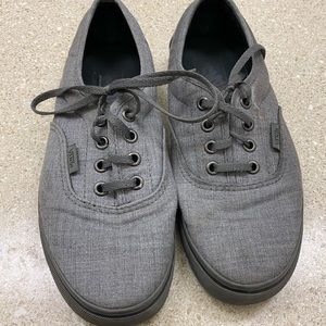 Light Gray Vans - Women 6.5 Men 5